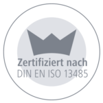 Logo von Medical-Bees Zertifiziert nach ISO13485 Logo von Medical-Bees Zertifiziert nach ISO13485